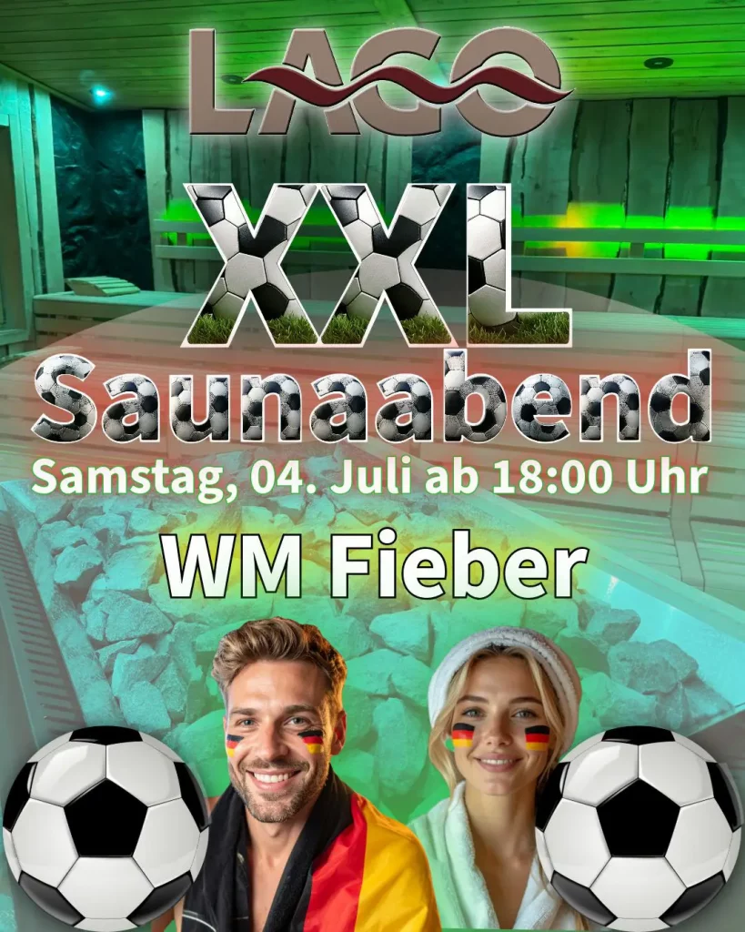 XXL Saunaabend: WM Fieber