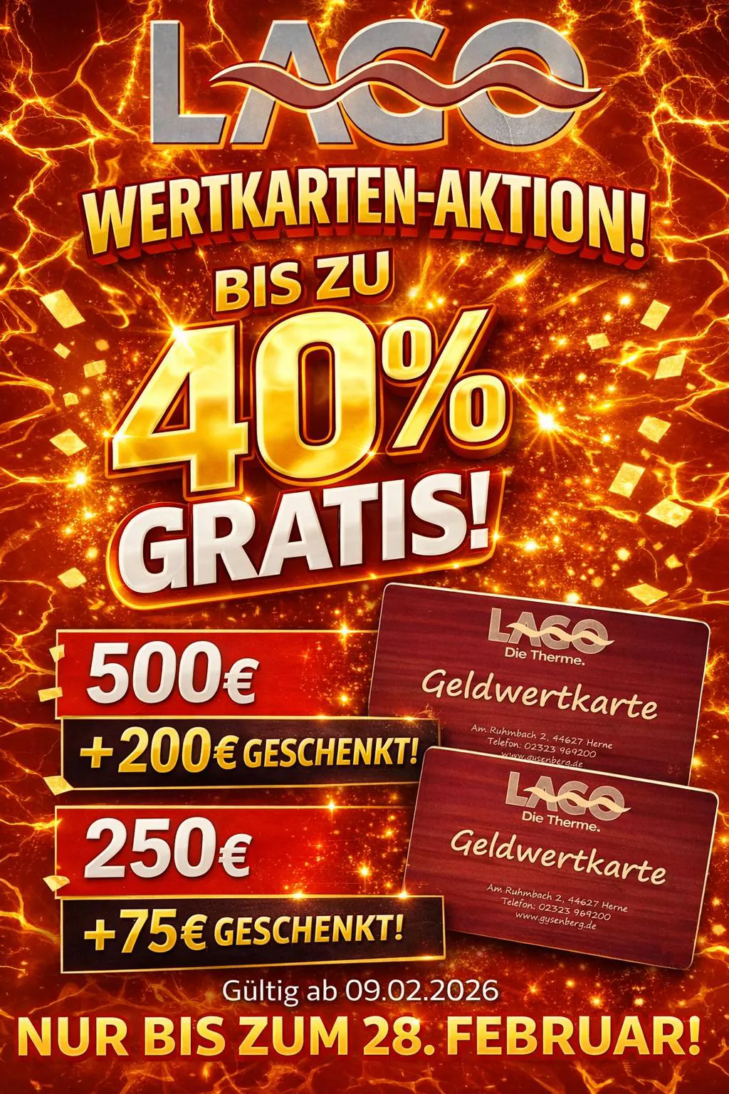 Wertkarten-Aktion – Danke für Ihre Treue!