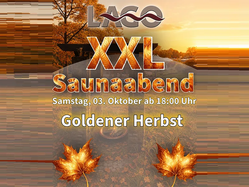 XXL Saunaabend Goldener Herbst